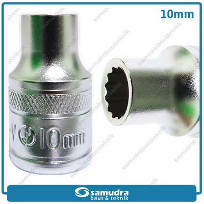 LIPPRO 3126M-10 Mata Sok 1/2" 12PT 10 mm