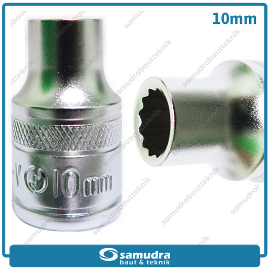 LIPPRO 3126M-10 Mata Sok 1/2" 12PT 10 mm
