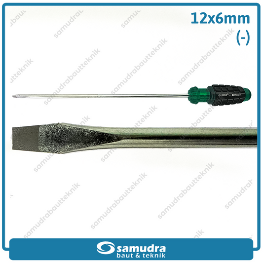 LIPPRO 126-1263 Obeng Gagang Karet 12" Minus SL6