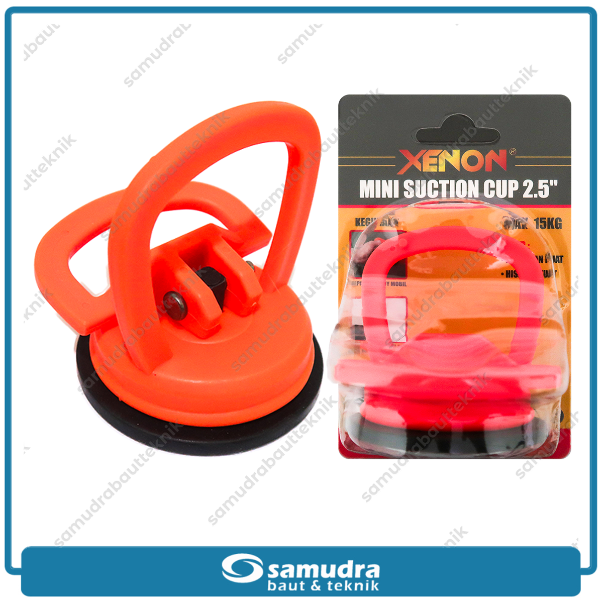 XENON F12142 Kop Kaca Mini Satu Kaki Body Plastik 2.5"