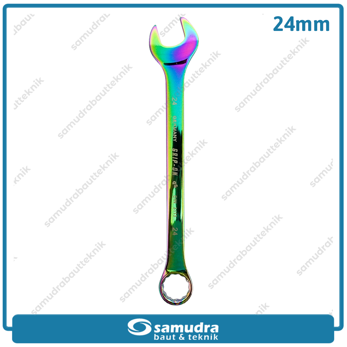 GRIPON 18-624 Kunci Ring Pas Titanium 24 mm