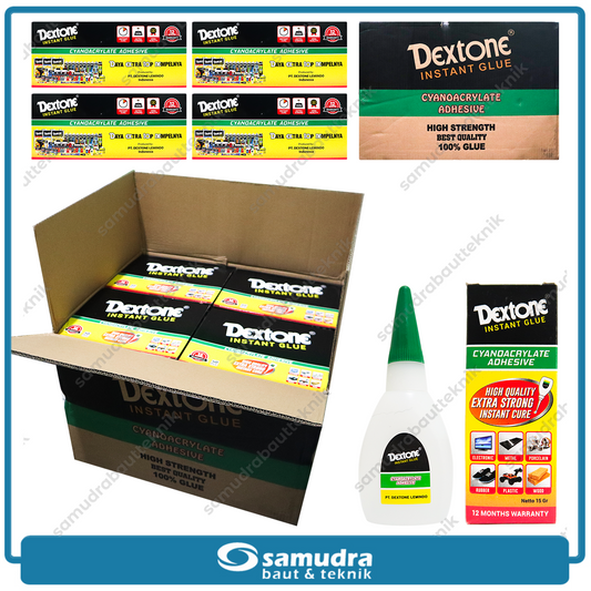 DEXTONE Lem Tetes 3 detik - 1 dus isi 600 pcs