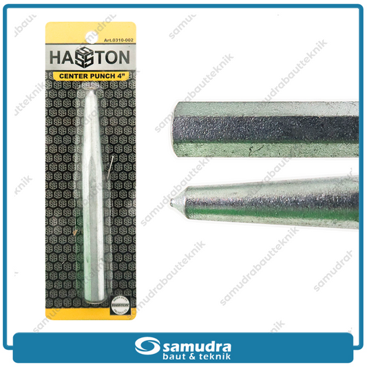 HASSTON 0310-002 Drip Point Alat Titik Ketok Paku 4" / Center Punch