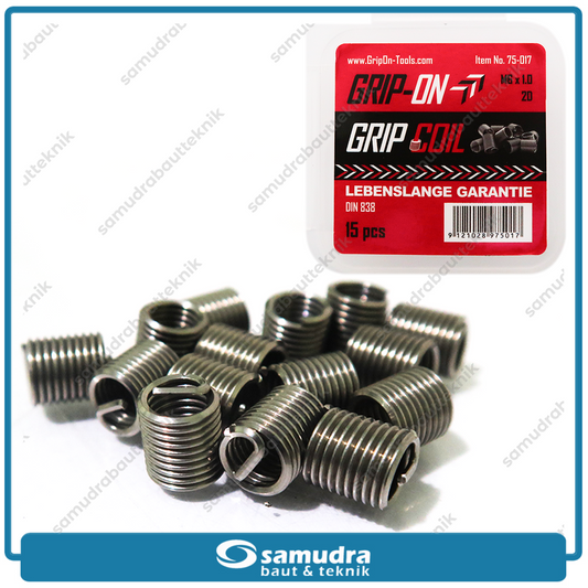 GRIPON 75-017 Grip Coil 6 x 1.0 2D - 15 pcs / Mur Tambah Daging
