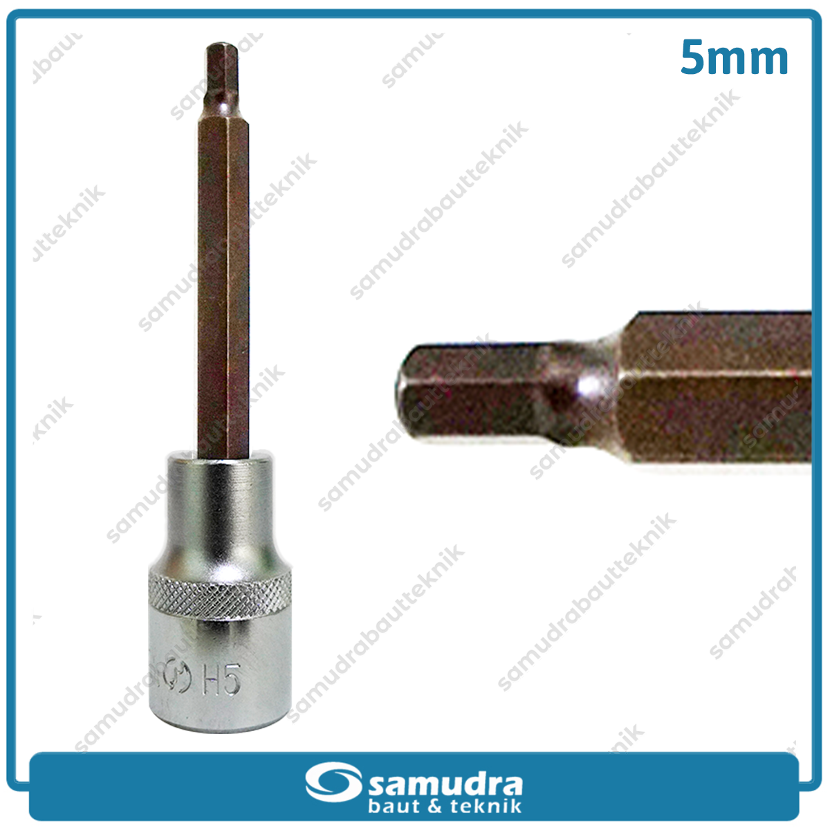 LIPPRO 3410TXL-5 Mata Sok Panjang Hex 1/2" 5 mm