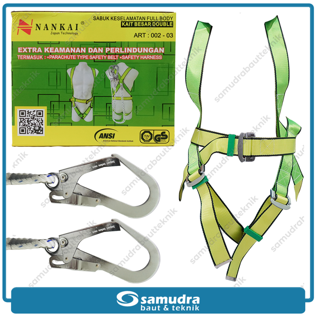 NANKAI 002-03 Safety Belt Full Body Double Hook Besar