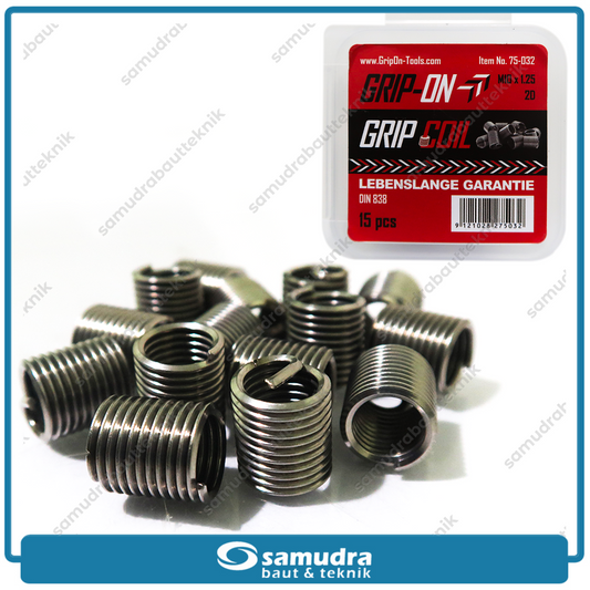 GRIPON 75-032 Grip Coil 10 x 1.25 2D - 15 pcs / Mur Tambah Daging