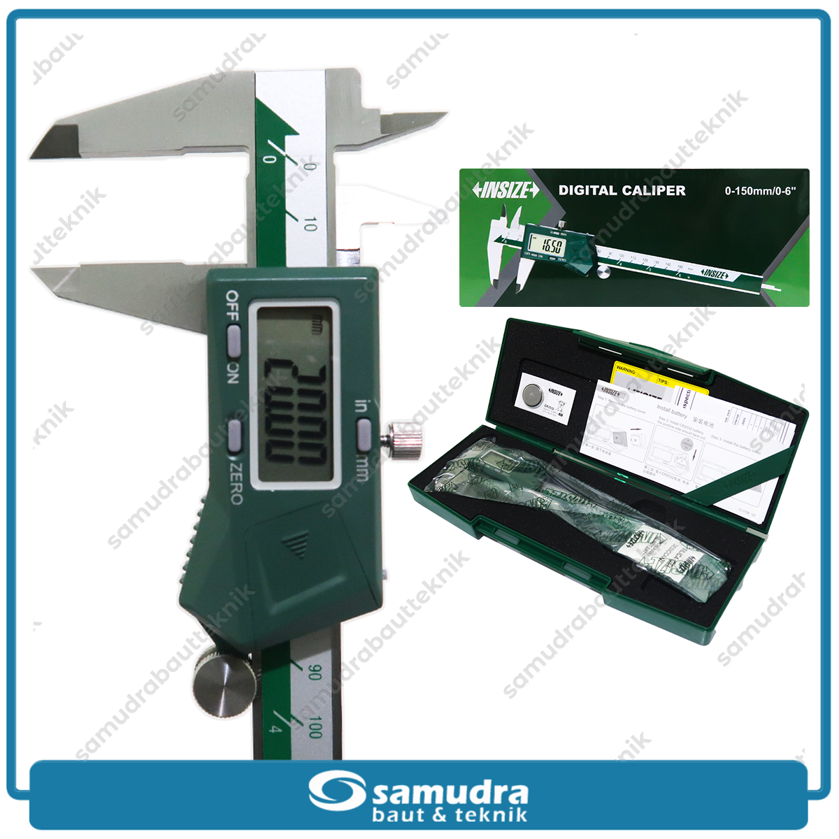 INSIZE 1108-150 Sigmat Digital Stainless Steel 150 mm