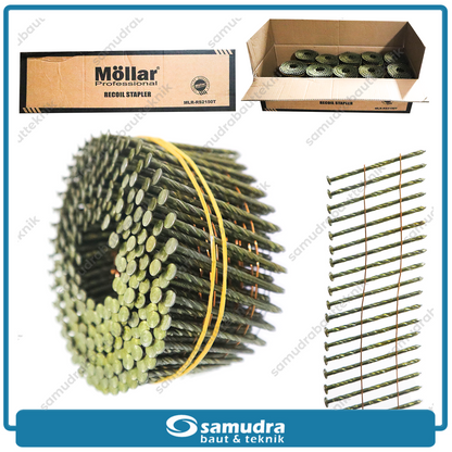 MOLLAR RS2150 Ulir Isi Paku Tembak Palet Kayu 50 mm kemasan 1 dus