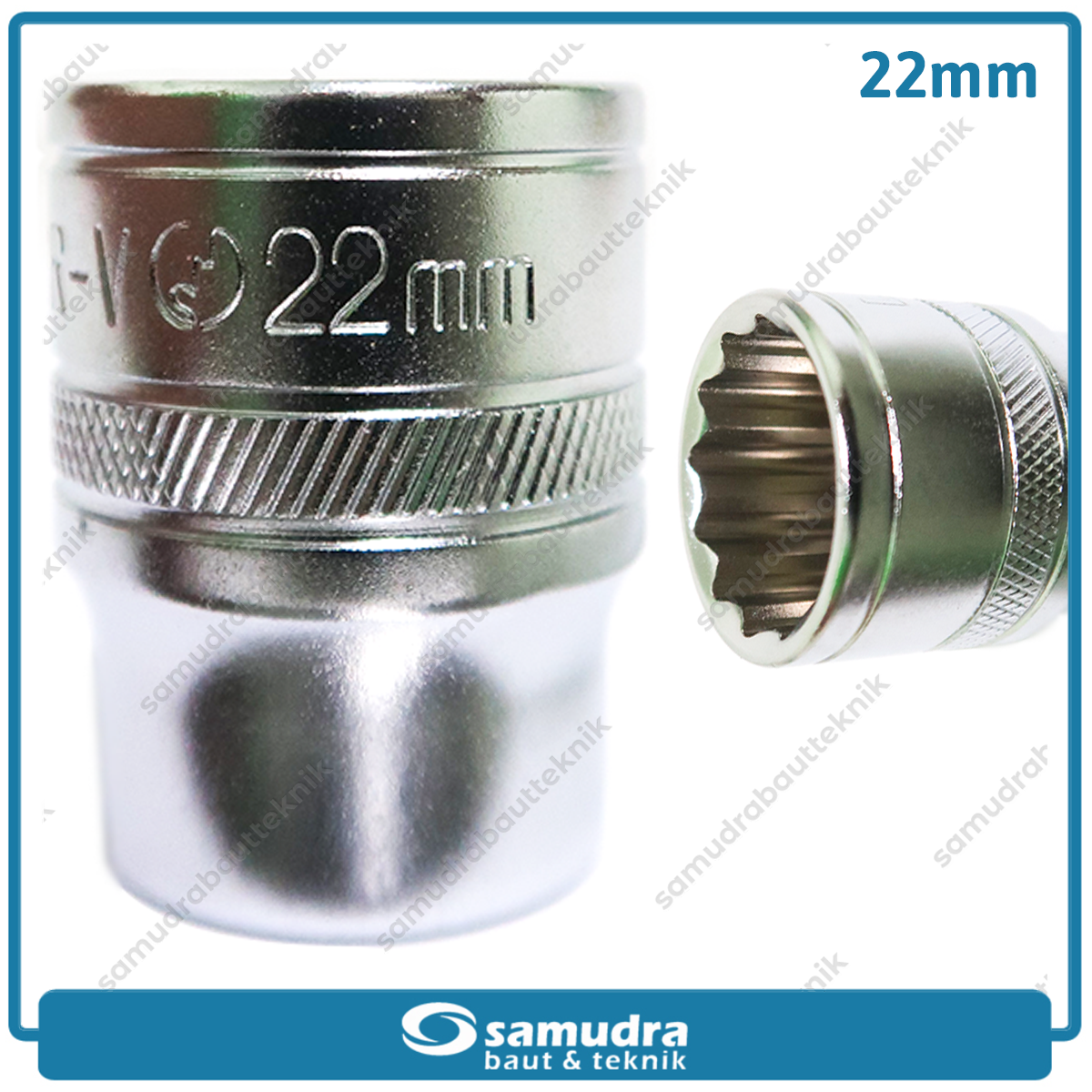 LIPPRO 3126M-22 Mata Sok 1/2" 12PT 22 mm