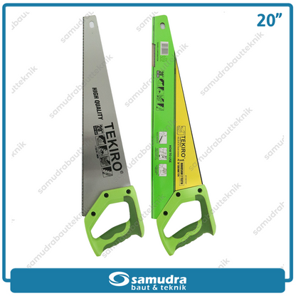 TEKIRO GT-HS1557 Gergaji Tangan Gagang TPR 2 Mata 20"