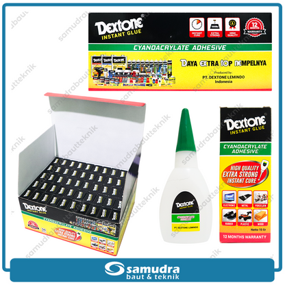 Lem DEXTONE 5 Detik Tetes Instan - Lem Korea Serbaguna - Isi 50 Pcs