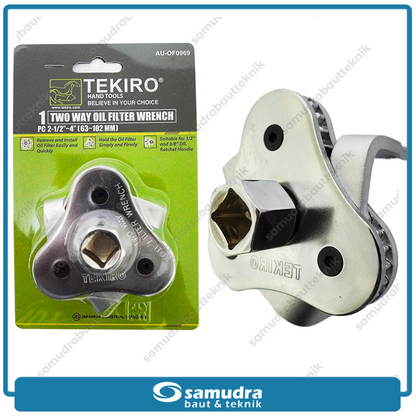 TEKIRO AU-OF0969 Kunci Filter Oli 2 Way 63-102 mm