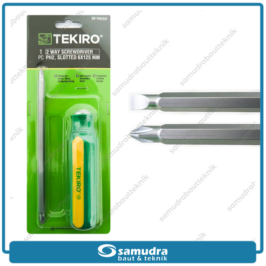 TEKIRO SD-TW2247 Obeng 2 Way PH2 SL6