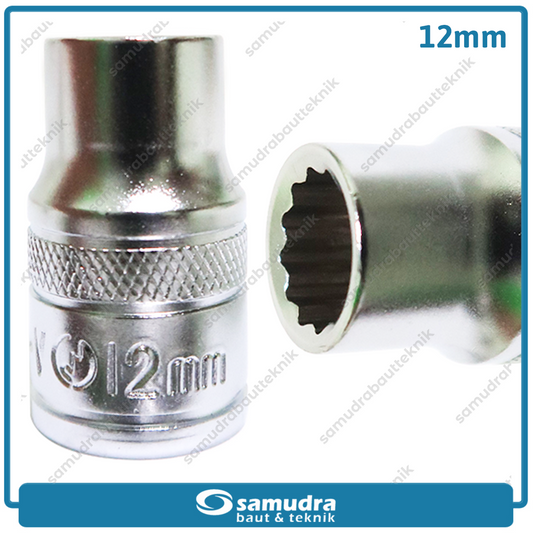 LIPPRO 3126M-12 Mata Sok 1/2" 12PT 12 mm