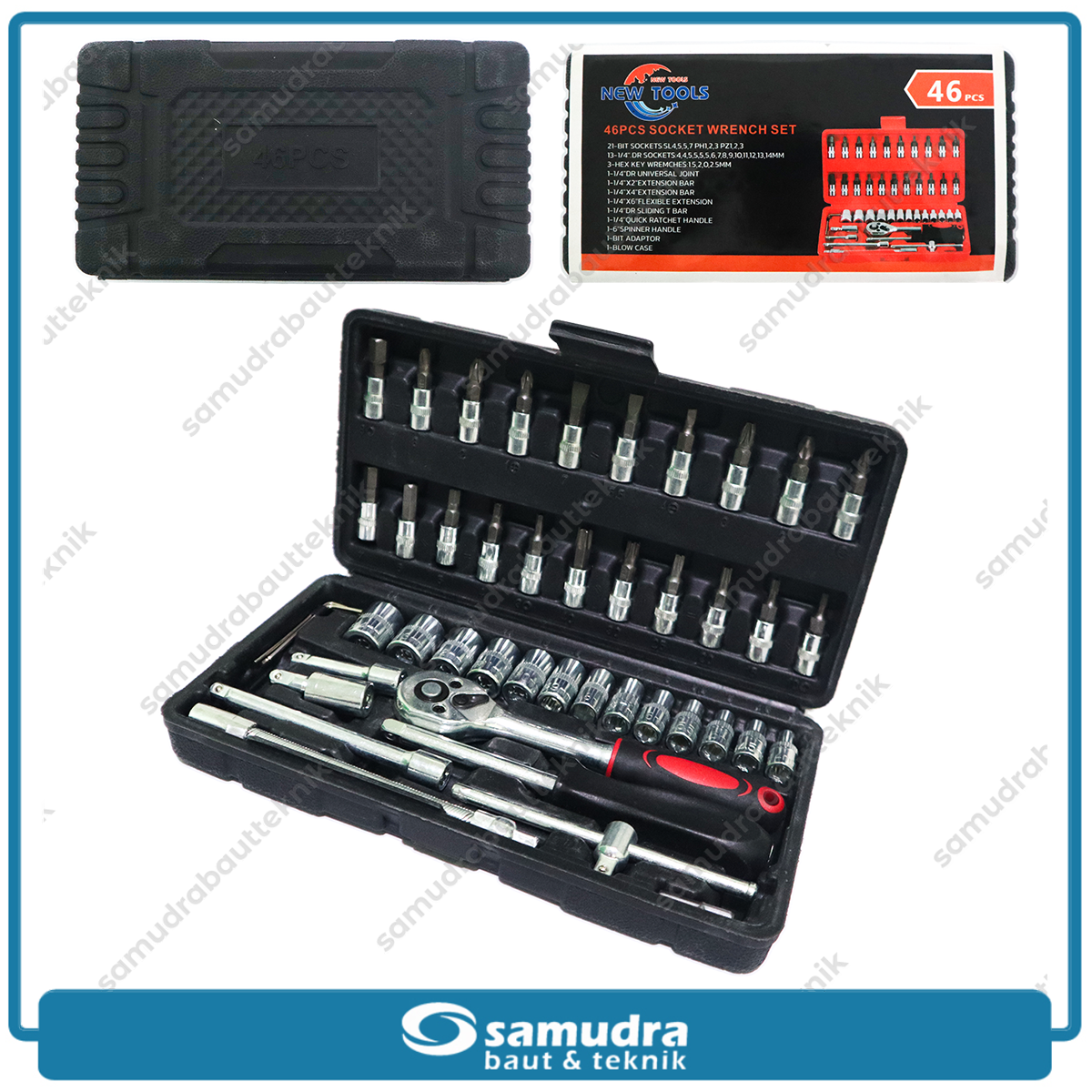 NBR Kunci Sok Set 46 pcs Box Plastik