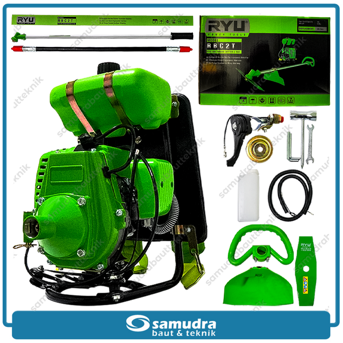 Ryu Rbc2t RYU RBC2T Mesin Potong Rumput Gendok 2 Tak / Brush Cutter