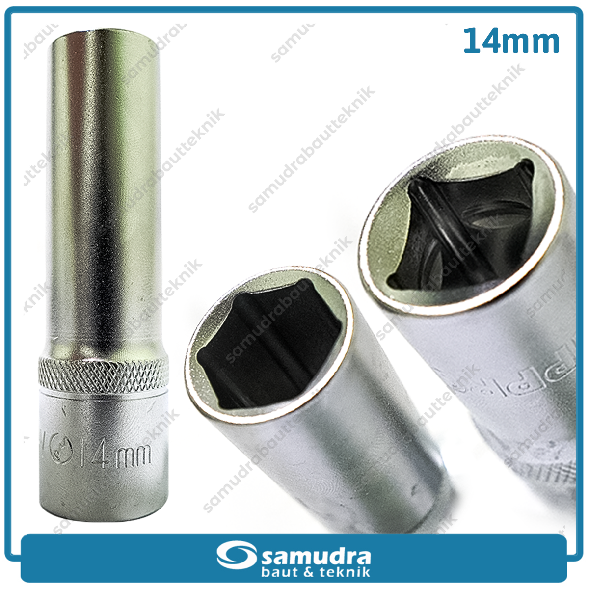 LIPPRO 3230M-14 Mata Sok Panjang 1/2" 6PT 14 mm / Deep Socket