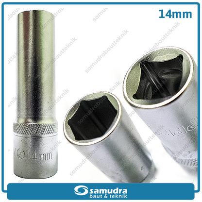 LIPPRO 3230M-14 Mata Sok Panjang 1/2" 6PT 14 mm / Deep Socket