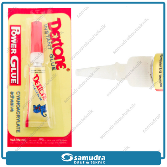 DEXTONE Lem Instan Serbaguna Power Glue 3 gram