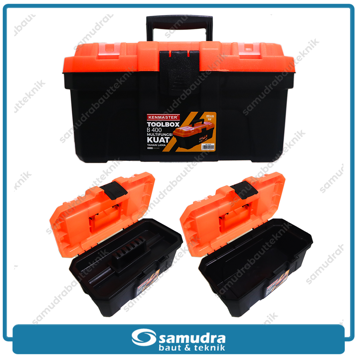 KENMASTER TOOL-095 Tool Box Plastik Besar B400 40x23x20.5 cm