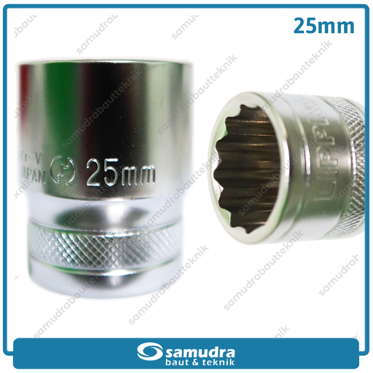 LIPPRO 3126M-25 Mata Sok 1/2" 12PT 25 mm