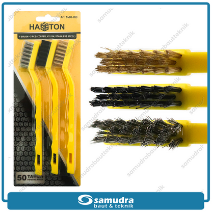 HASSTON 3460-700 Sikat Mini Set 3 Pcs 7"