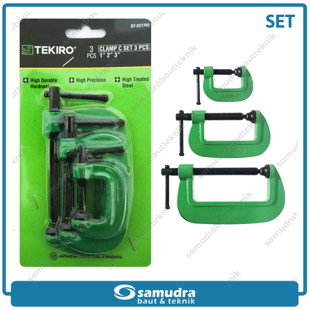 TEKIRO GT-CC1793 Klem C Set 3 pcs