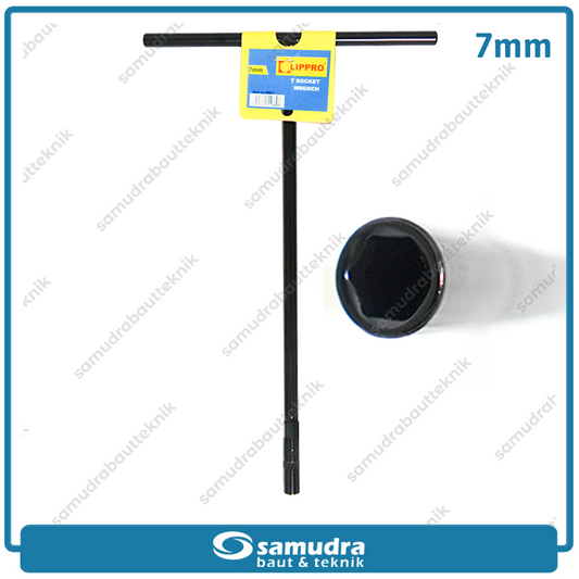 LIPPRO 886-7 Kunci Sok T Hitam 7 mm