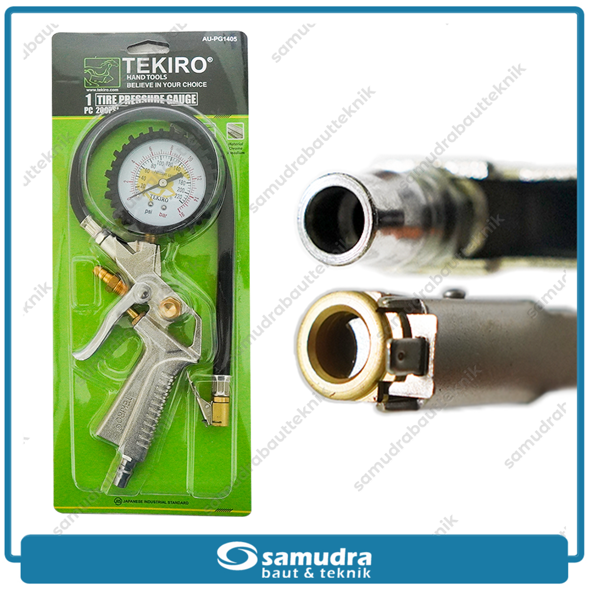 TEKIRO AU-PG1405 Inflator 3 in 1 200 psi / Alat Isi Angin