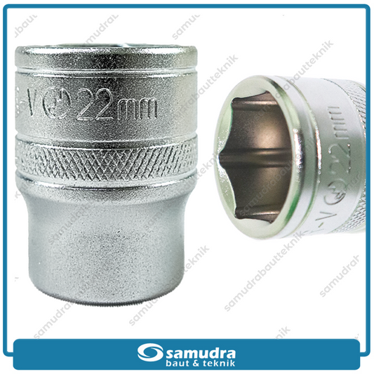LIPPRO 3101M-22 Mata Sok 1/2" 6PT 22 mm