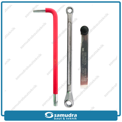 Paket 3 Set MURAH Kunci L Stel Klep Bintang T40 + Fuller Gauge 13 Blade Motor + FUKUNG Ring 8x9 mm