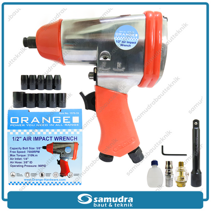 ORANGE 1570-19 Mesin Buka Baut Mobil Angin Kompresor 1/2" / Impact Wrench