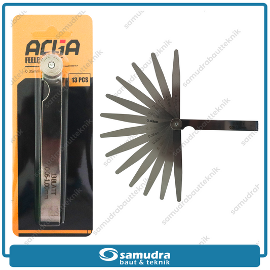 ACLIA Feeler Gauge 13 pcs (0.05-1.00 mm)