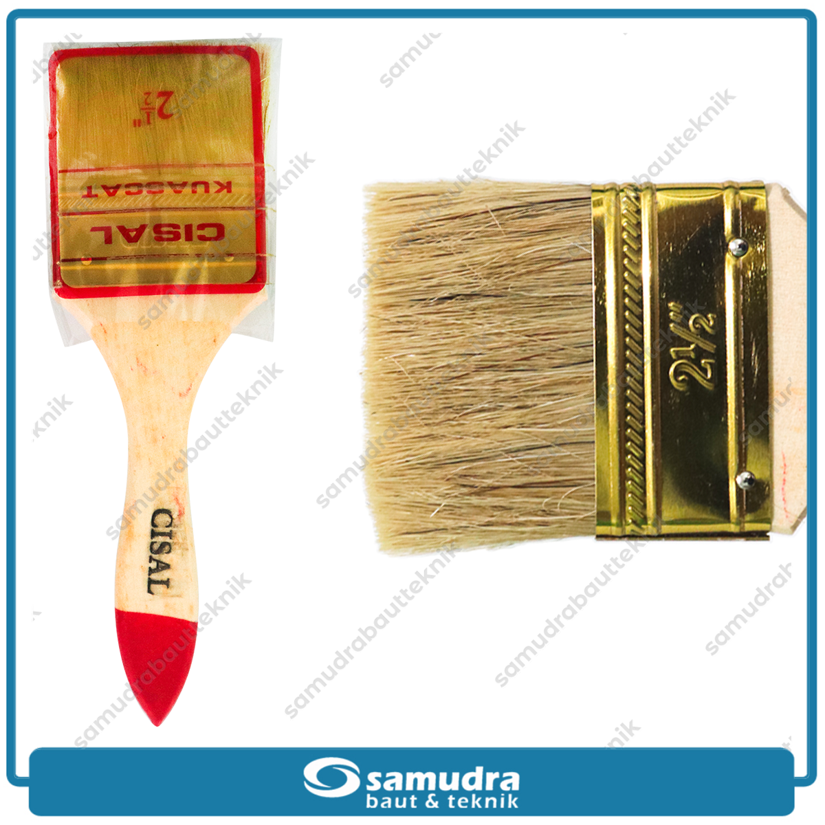 CISAL Kuas Cat Gagang Kayu 2-1/2"