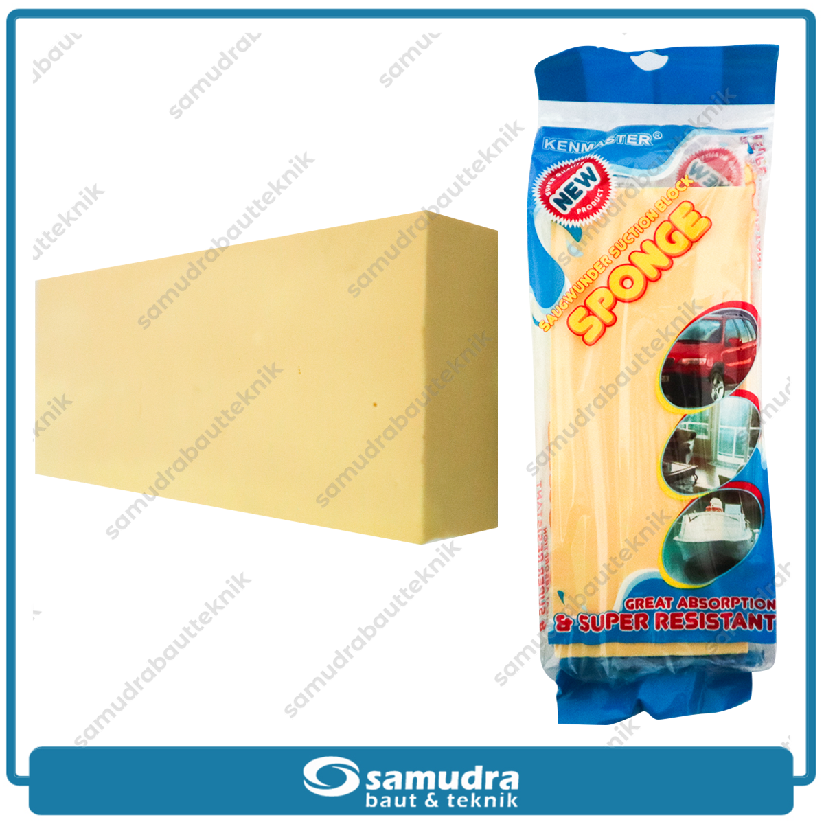 KENMASTER BUSA-001 Busa Sponge CL100A Kuning