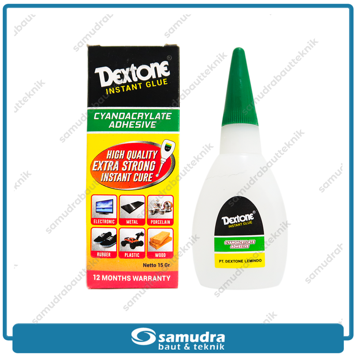 DEXTONE Lem Tetes Instan 3 Detik 15 gram