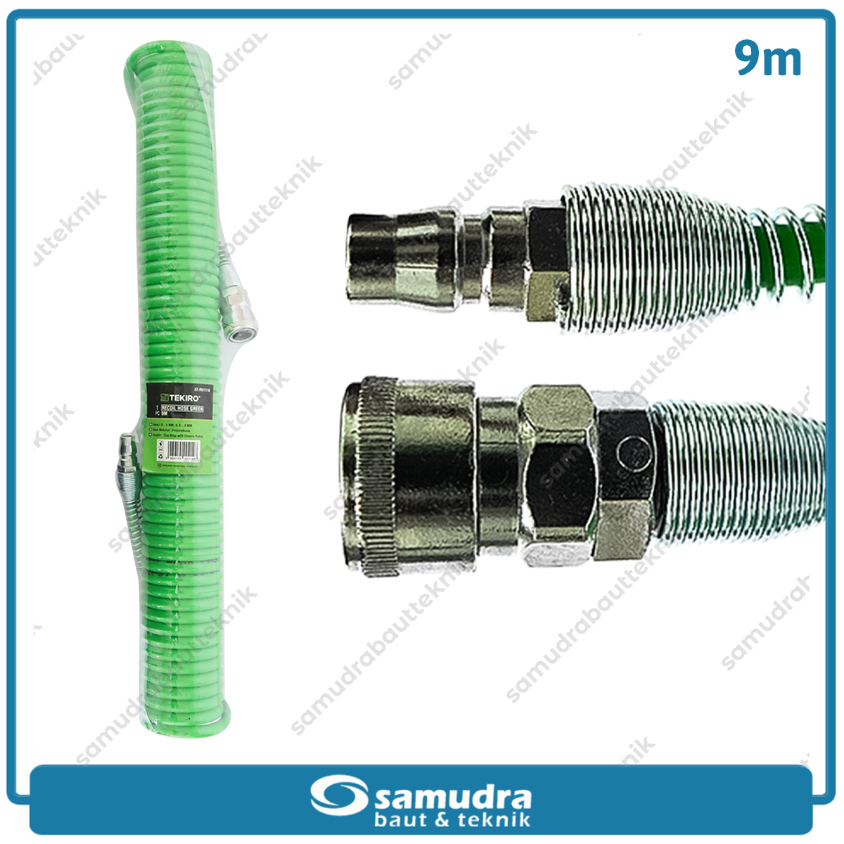 TEKIRO AT-RH1116 Selang Spiral 9 meter / Selang Recoil Hijau