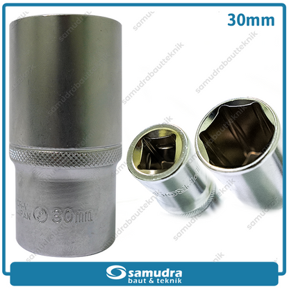 LIPPRO 3230M-30 Mata Sok Panjang 1/2" 6PT 30 mm / Deep Socket