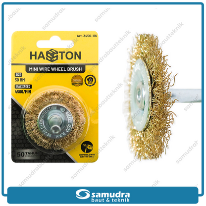HASSTON 3450-116 Sikat Baja Gerinda Flat 50 mm