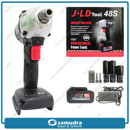 JLD 48S Cordless Impact Wrench 48V - 1 Baterai