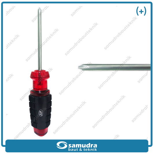 ATS ACG1 Obeng Gagang Karet 4" Plus / Cushion Grip Screwdriver