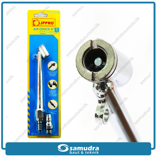 LIPPRO 9100C-RH Air Chuck 6" / Alat Isi Angin