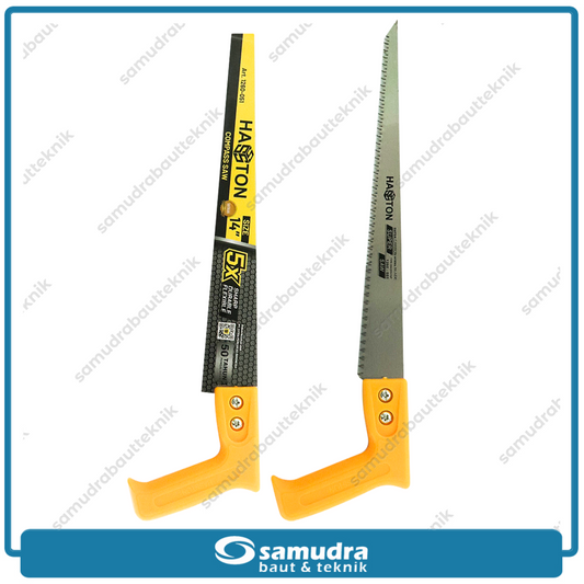 HASSTON 1260-051 Gergaji Kayu Lancip 14" Kikir Mesin