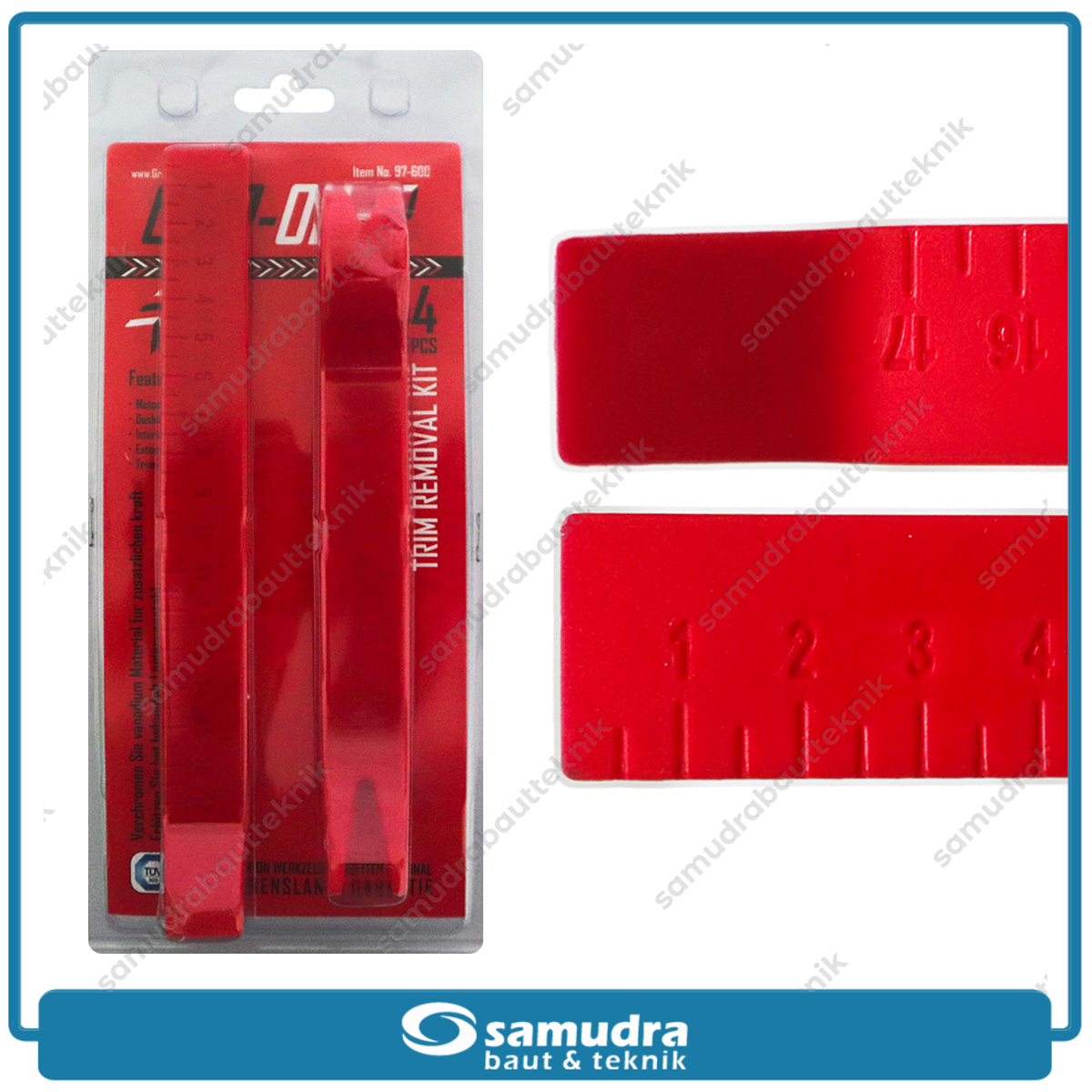 GRIPON 97-600 Alat Pelepas Sekat Panel Set 4 pcs / Trim Removal Kit