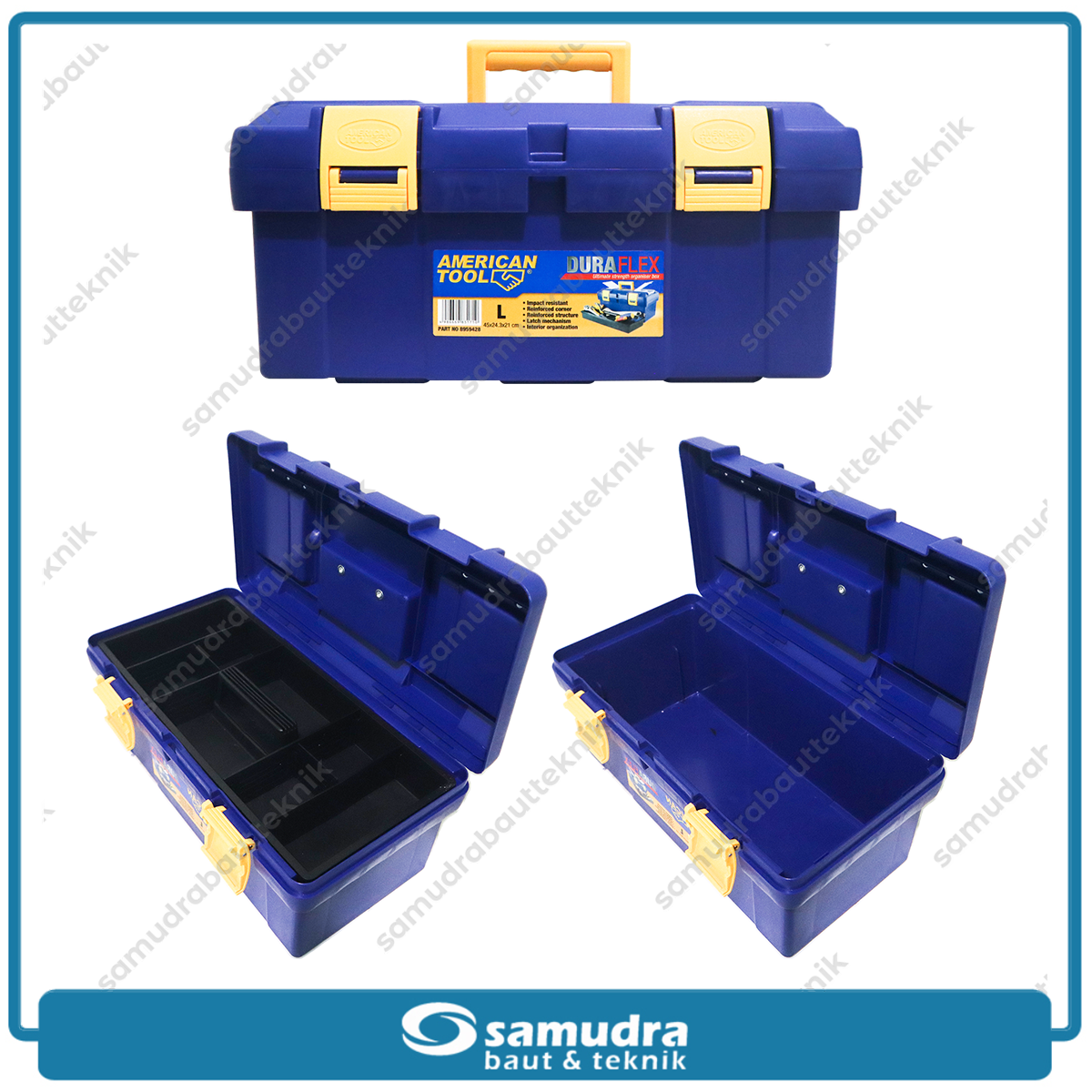 AMERICANTOOL 8959428 Tool Box Plastik DURAFLEX Large