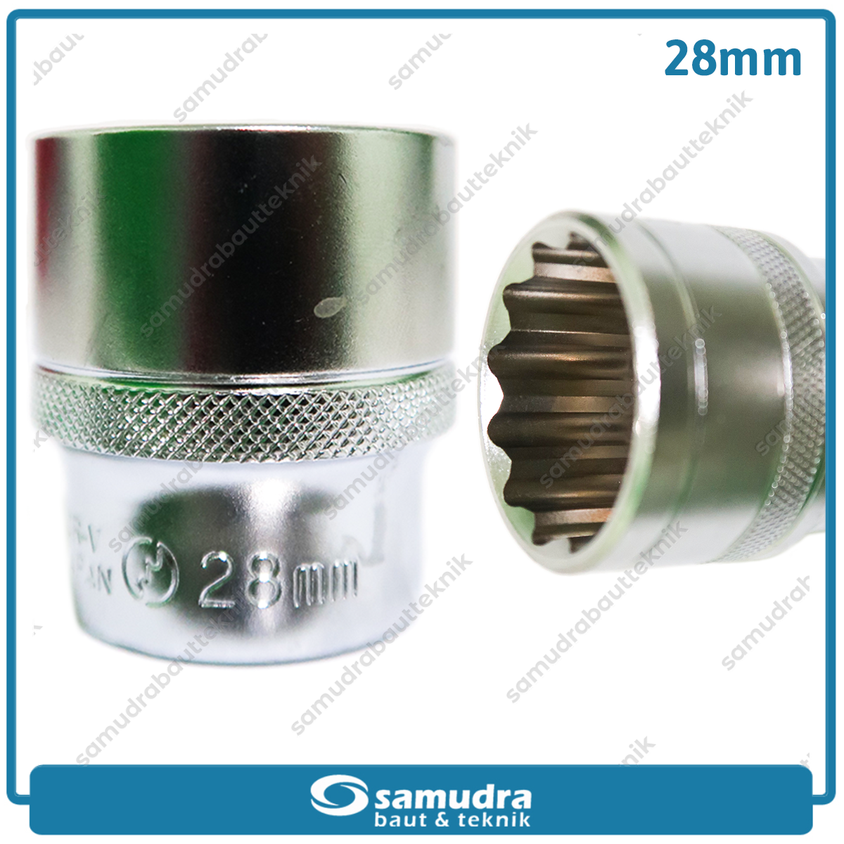 LIPPRO 3126M-28 Mata Sok 1/2" 12PT 28 mm