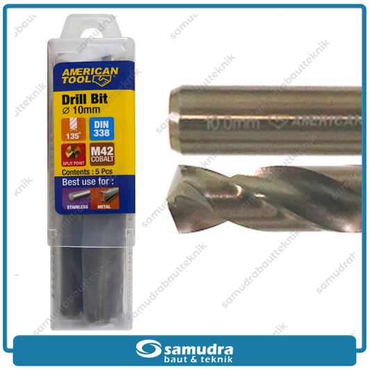 AMERICANTOOL 8959639 Mata Bor Cobalt M42 10 mm