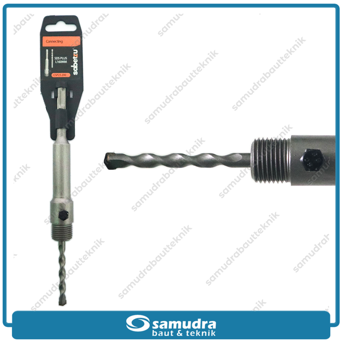 SABETZU CSP23.200 Connecting SDS Plus 160 mm Hollow Core Drill Bit