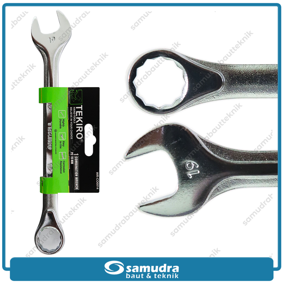 TEKIRO WR-CO0014 Kunci Ring Pas 19 mm